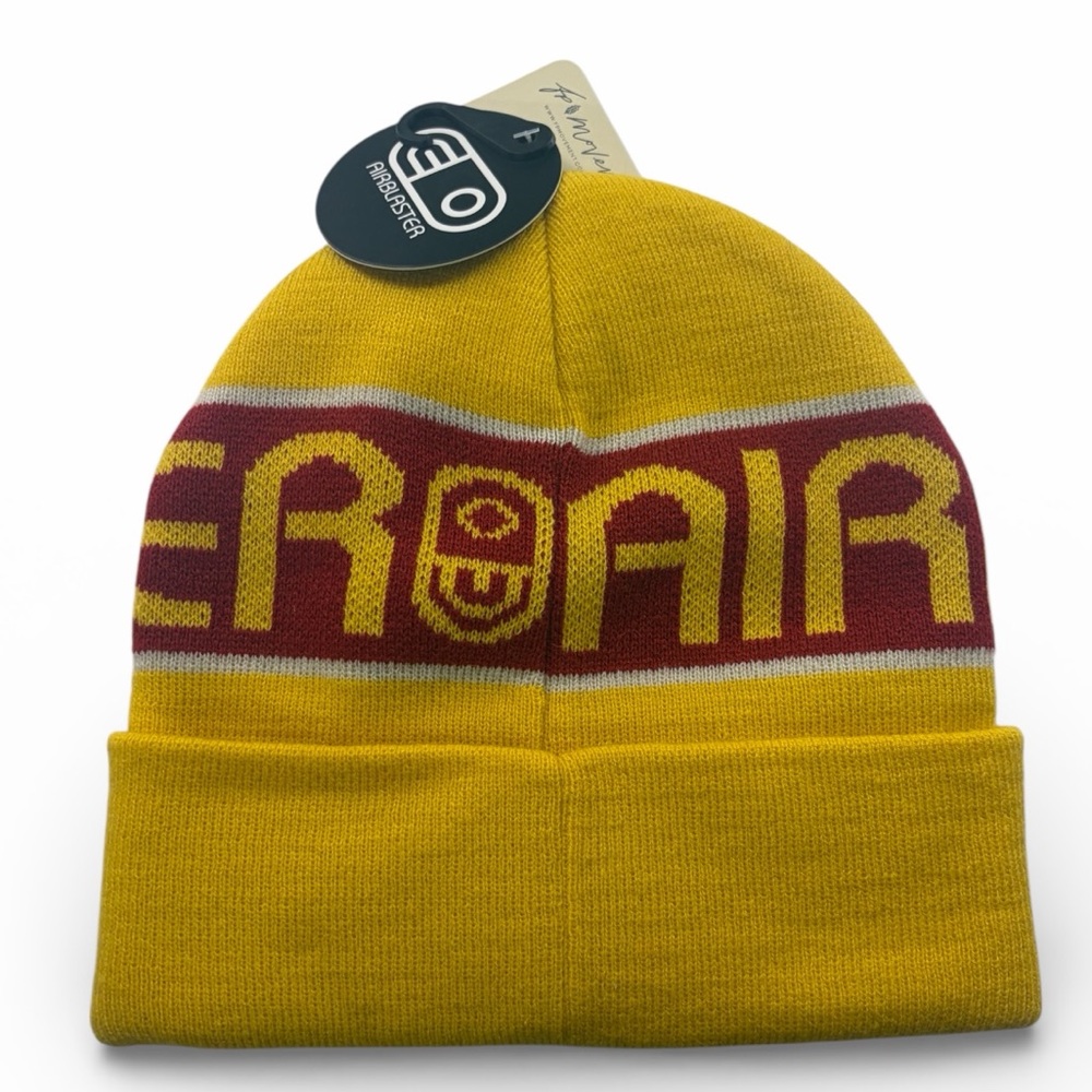 Free people Airblaster Go Medium Beanie in the "Yolo" colorway yellow,red, OS - Picture 4 of 5
